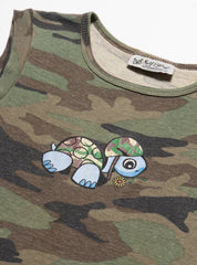 Vintage Self Esteem Camo Turtle Tank