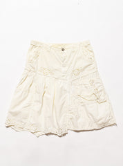 Vintage DA-NANG Yellow Eyelet Skirt