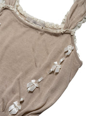 Vintage Taupe Blumarine Knit Top