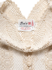 Vintage Crochet Button Up Top