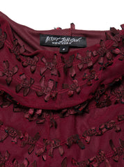 Vintage Burgundy Betsy Johnson Dress