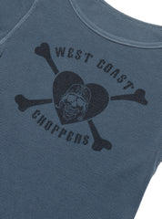 Vintage West Coast Choppers Waffle Top Blue