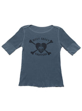 Vintage West Coast Choppers Waffle Top Blue