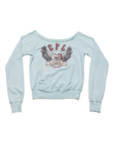 Vintage West Coast Choppers Long Sleeve Tee Light Blue