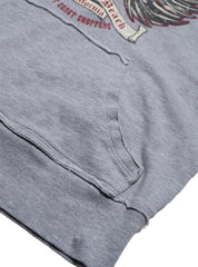 Vintage West Coast Choppers Sleeveless Hoodie Grey