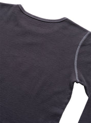 Vintage West Coast Choppers Long Sleeve Waffle Tee Dark Grey