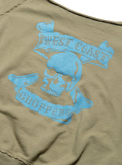 Vintage West Coast Choppers Long Sleeve Tee Olive