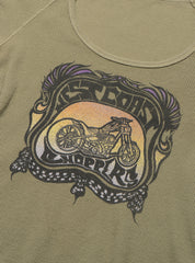 Vintage West Coast Choppers Long Sleeve Tee Olive