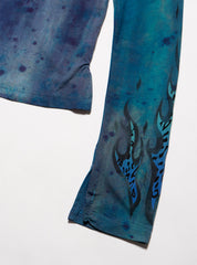 Vintage FANG Blue Flame Top