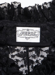 Vintage Frill by h.naoto Bolero Lace Cardigan