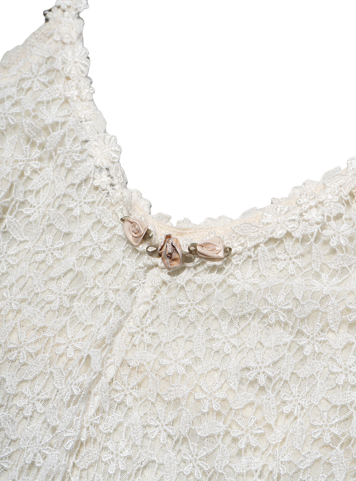 Vintage White Claire Pettibone Lace Camisole