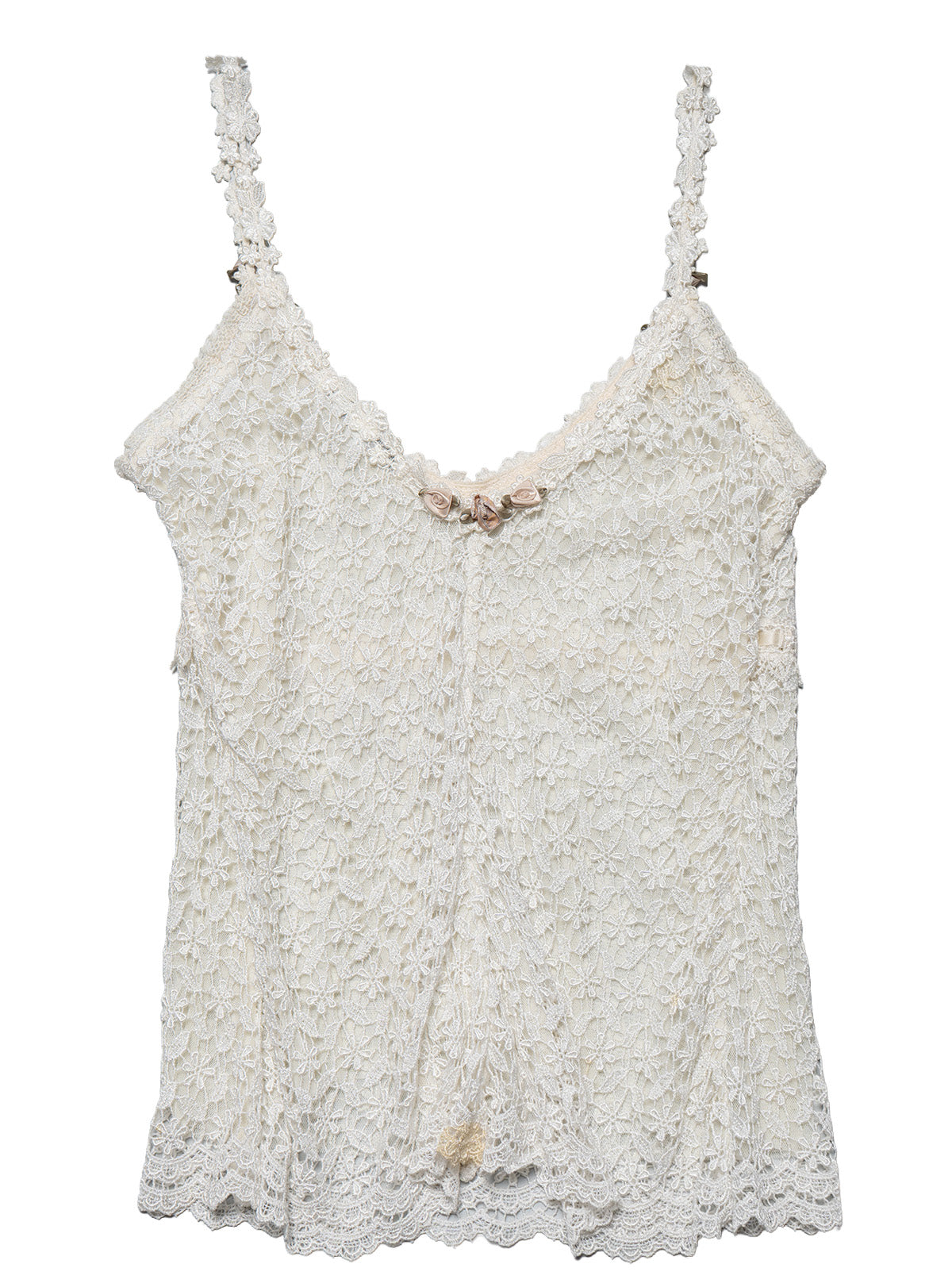 Vintage White Claire Pettibone Lace Camisole