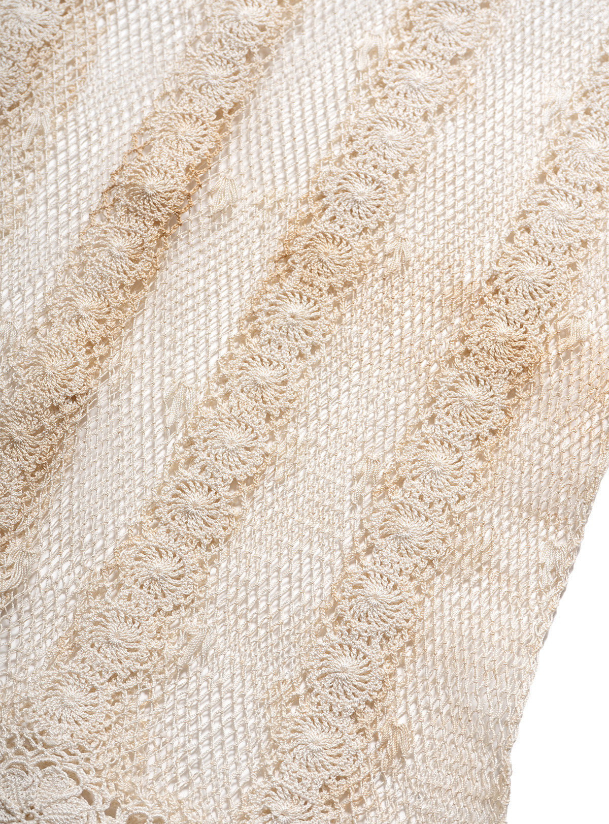 Vintage Crochet Button Up Top
