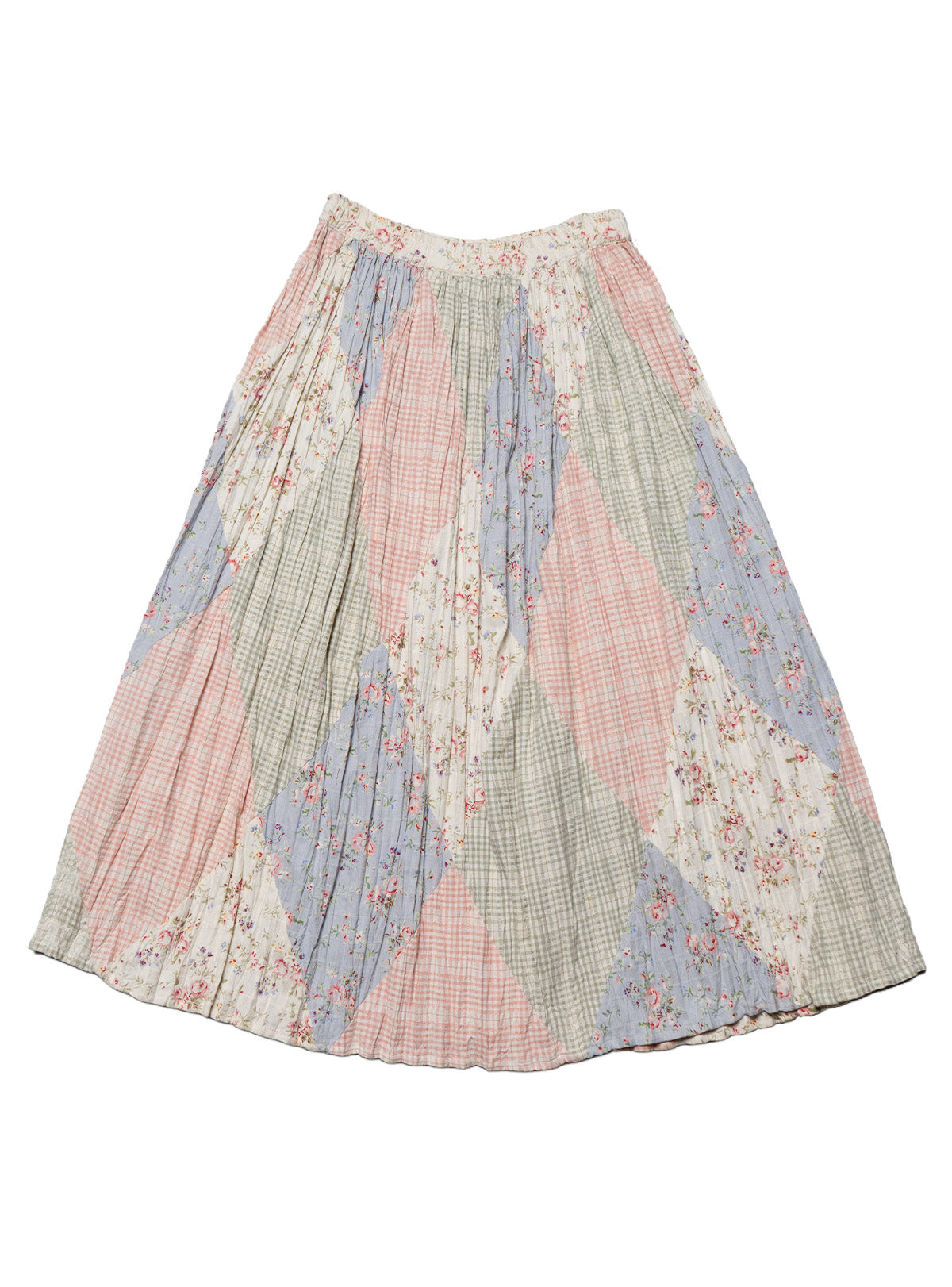 Vintage Willow Rise Patchwork Skirt