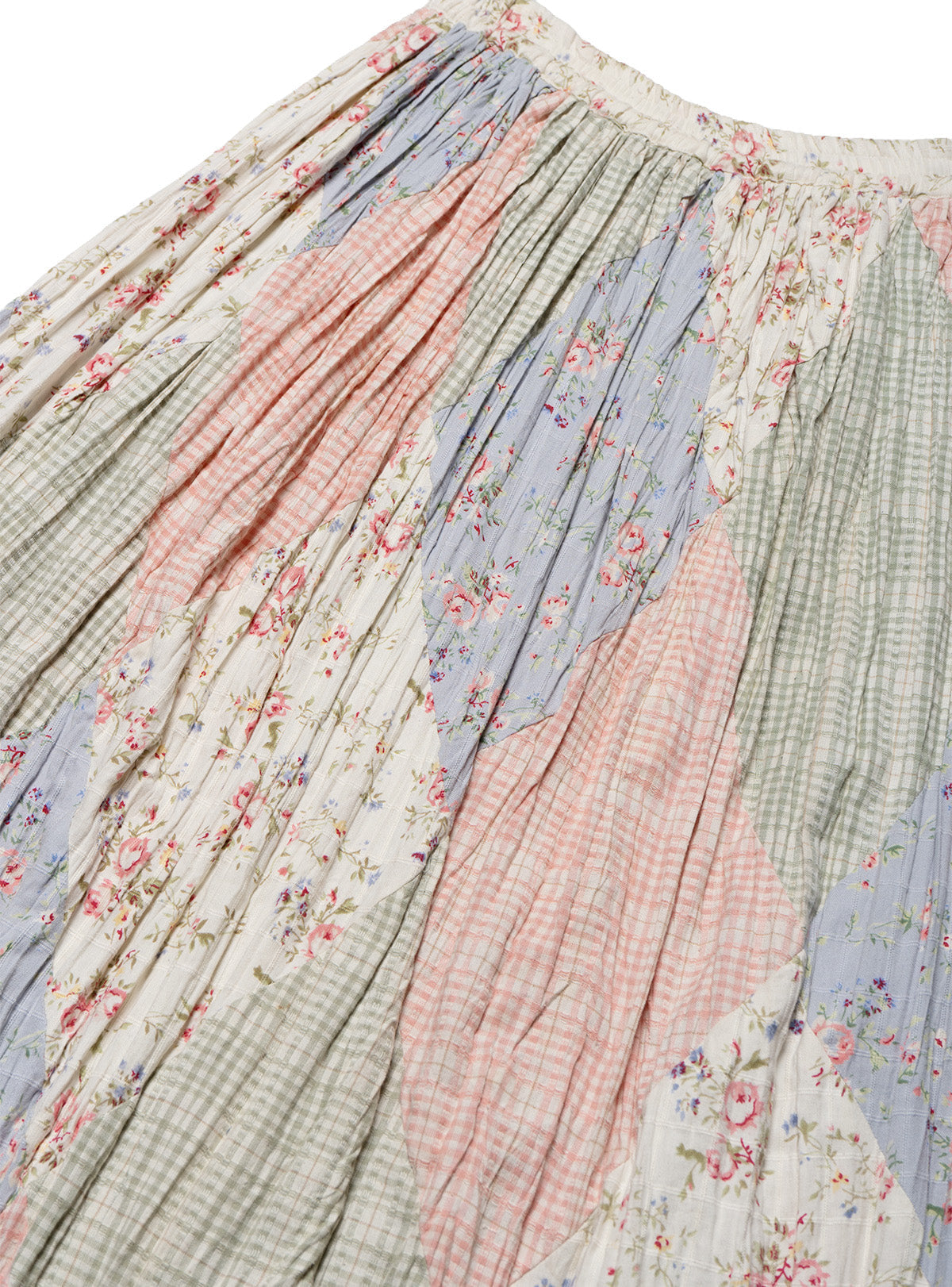 Vintage Willow Rise Patchwork Skirt