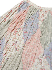 Vintage Willow Rise Patchwork Skirt