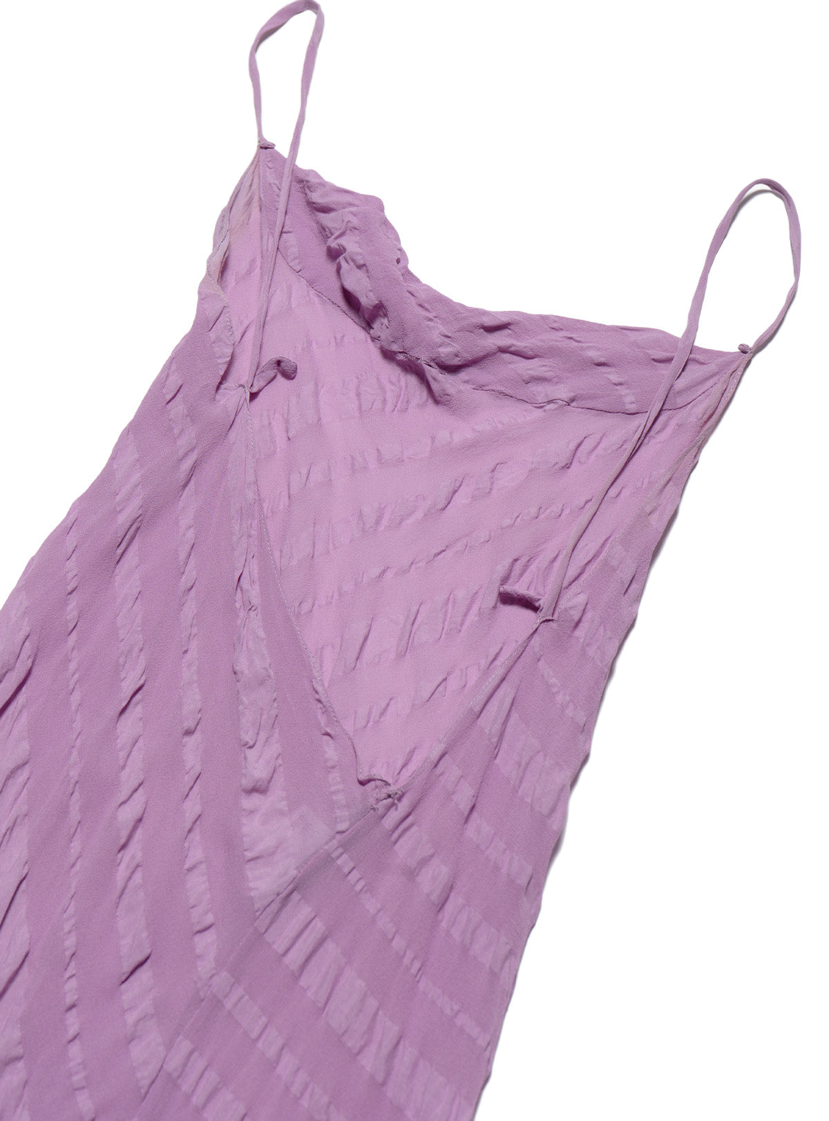 Vintage Lavender Gharani Strok Bias Dress