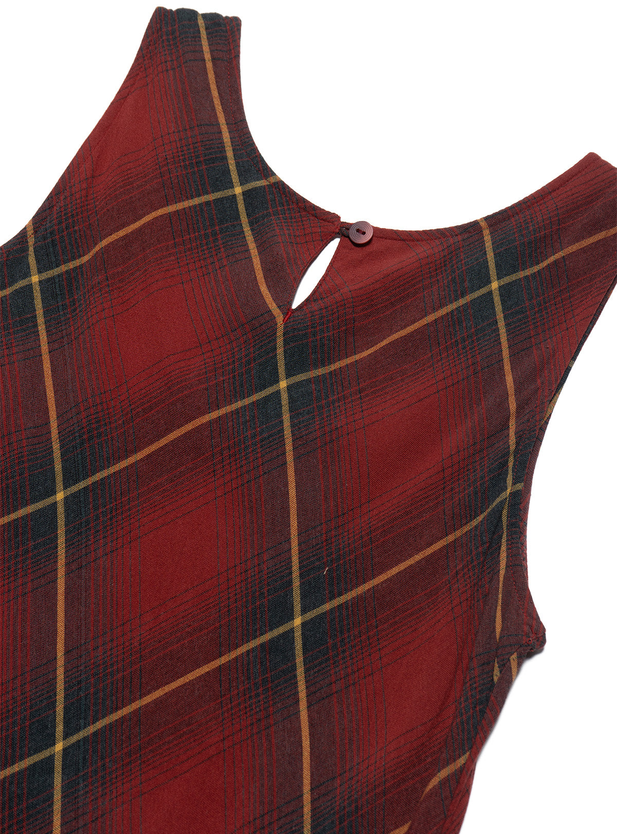 Marks and Spencer Red Plaid Bias Dress