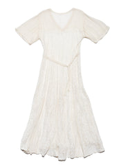 Vintage Lace Floral Dress