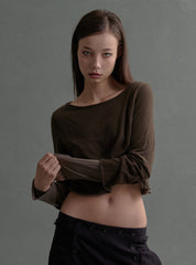 Off-Grid Cropped Sweater