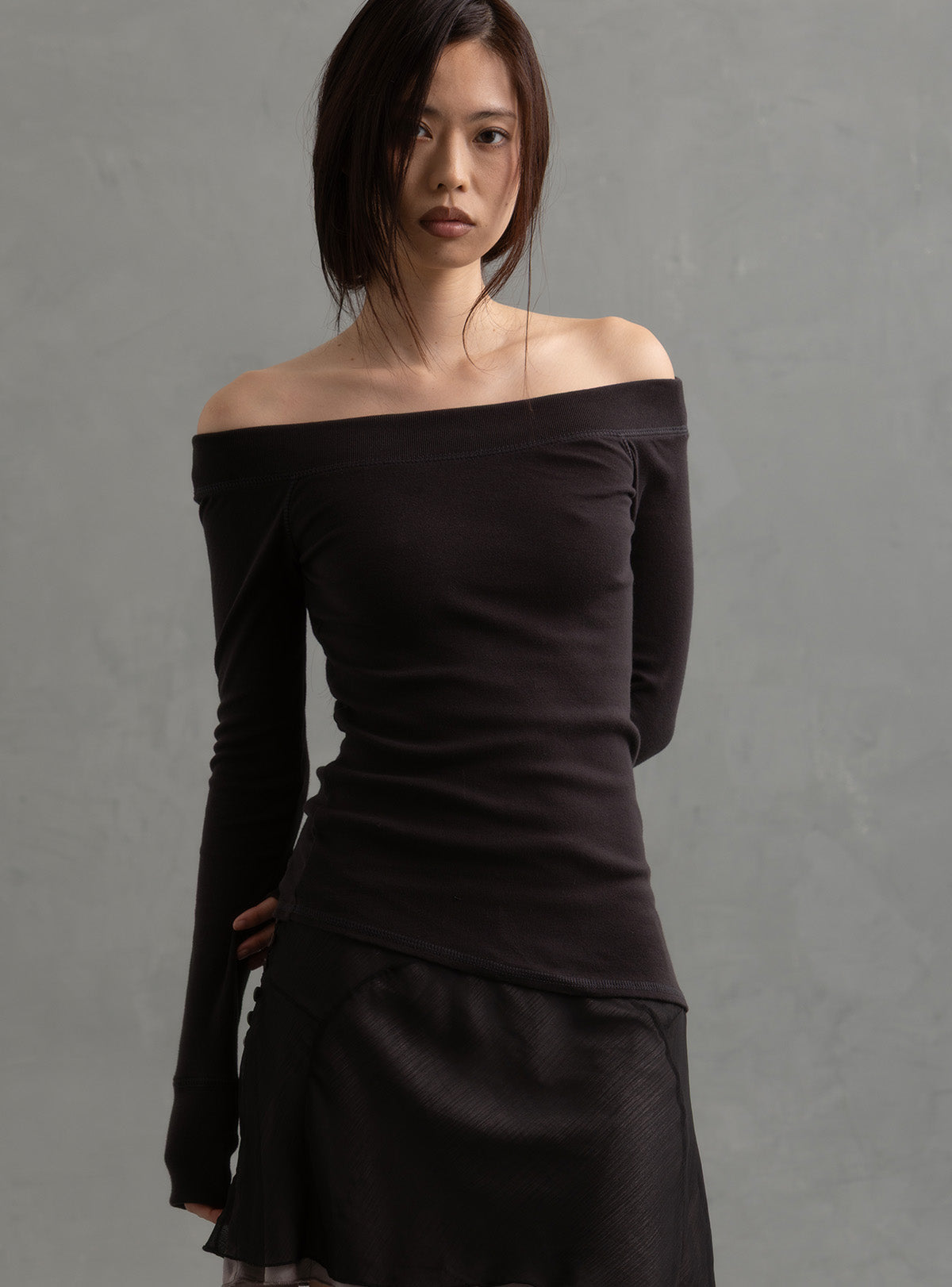 Pixel Top Black