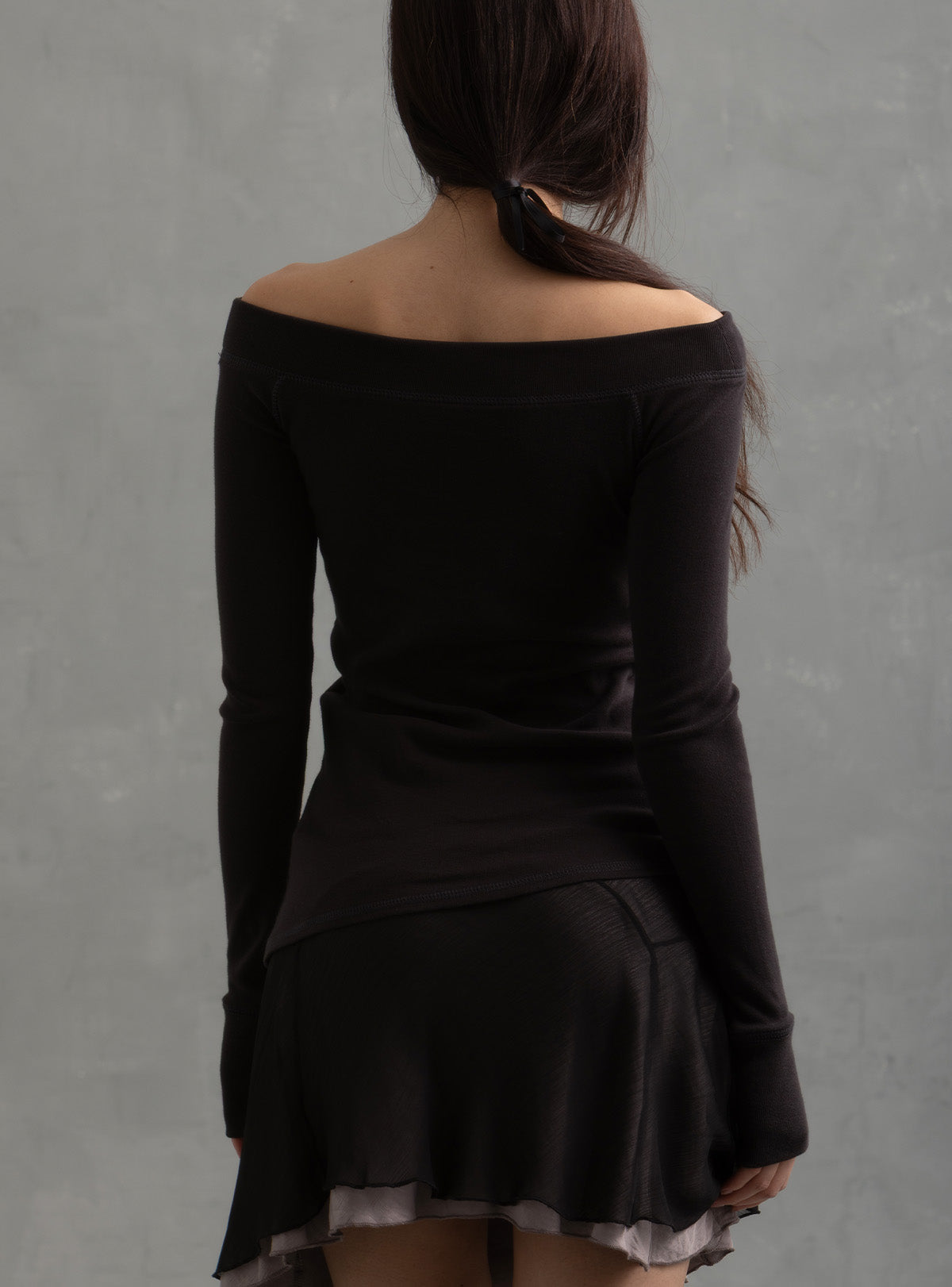 Pixel Top Black