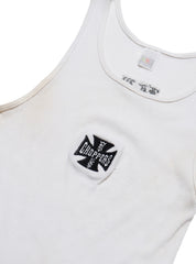Vintage West Coast Choppers Tank Top White