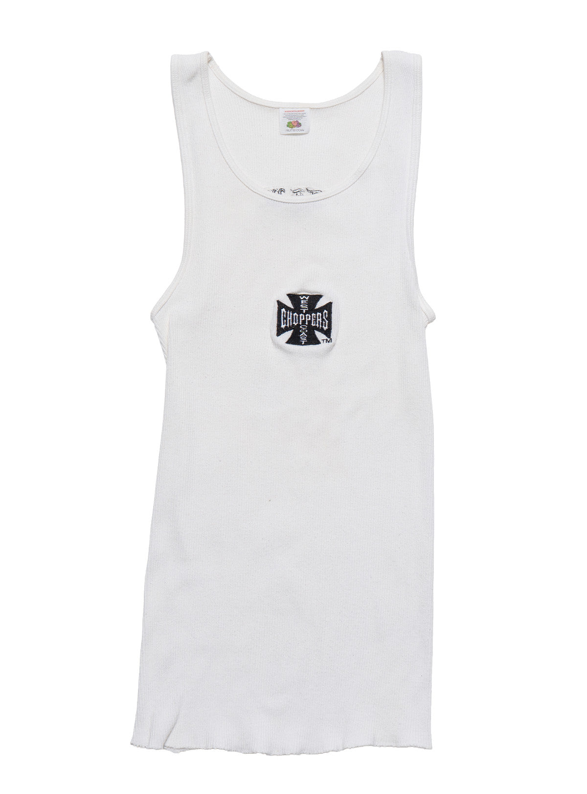 Vintage West Coast Choppers Tank Top White
