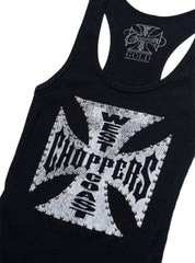 Vintage West Coast Choppers Gold Tank Top Black
