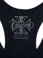 Vintage West Coast Choppers Gold Tank Top Black