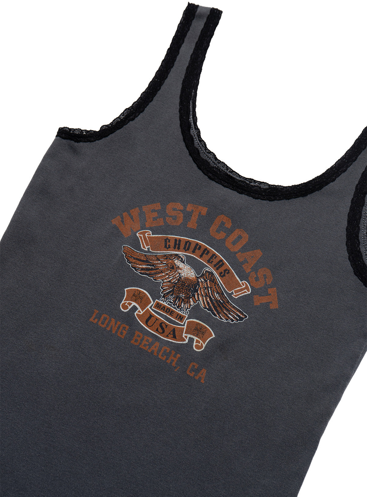 Vintage West Coast Choppers Genuine Motherfucker Tank Top Grey