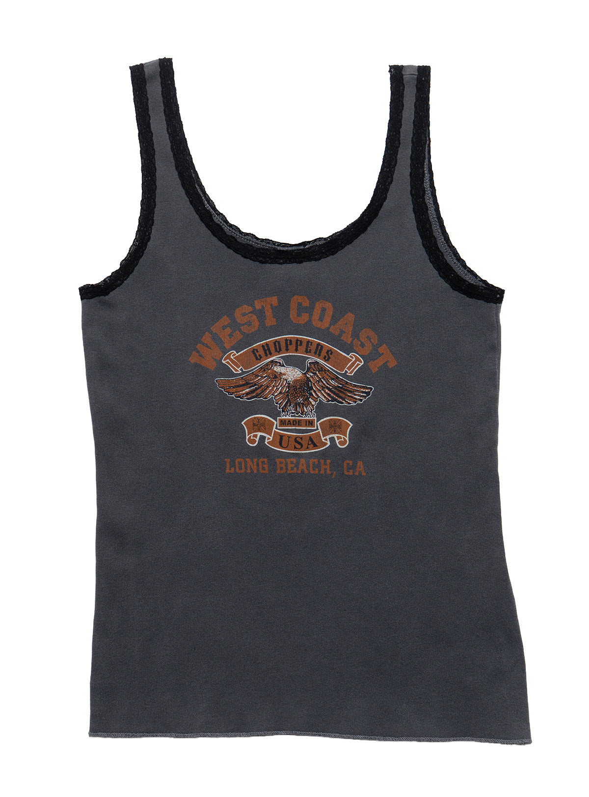 Vintage West Coast Choppers Genuine Motherfucker Tank Top Grey