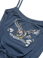 Vintage West Coast Choppers Eagle Top Blue