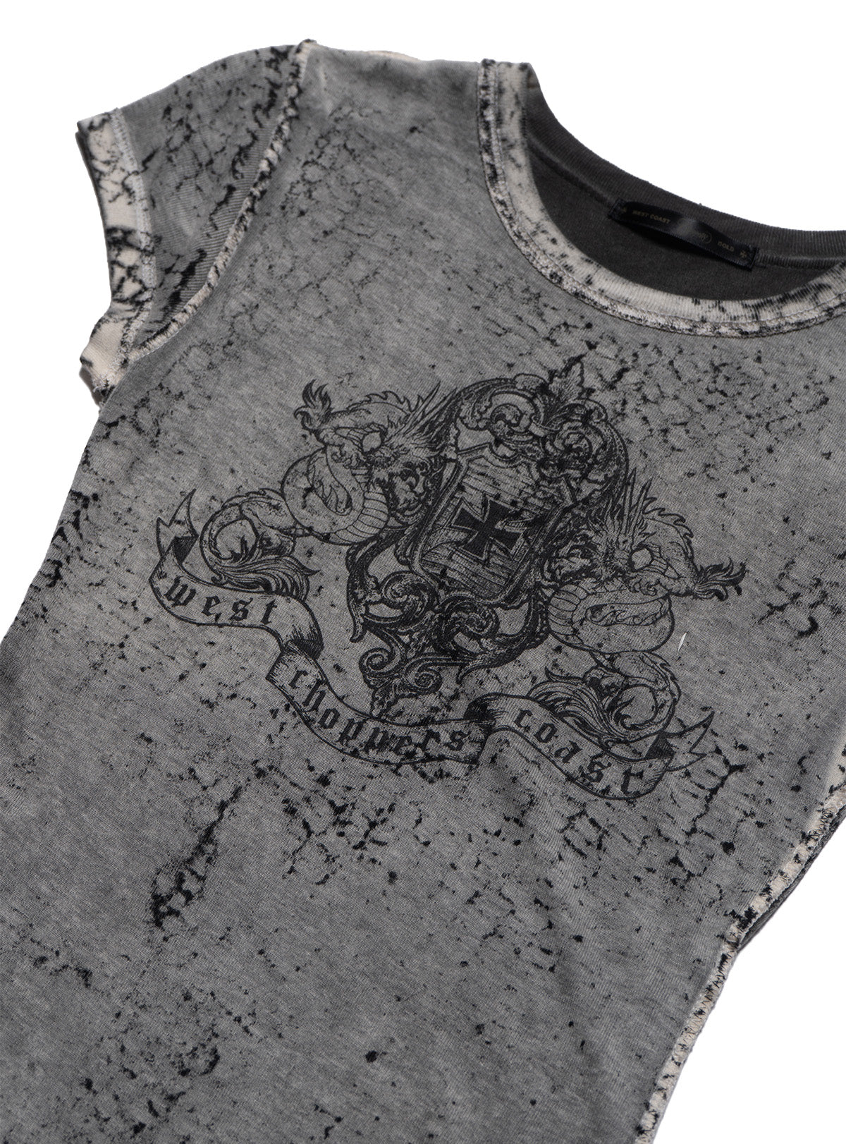 Vintage West Coast Choppers Dragon Tee Grey
