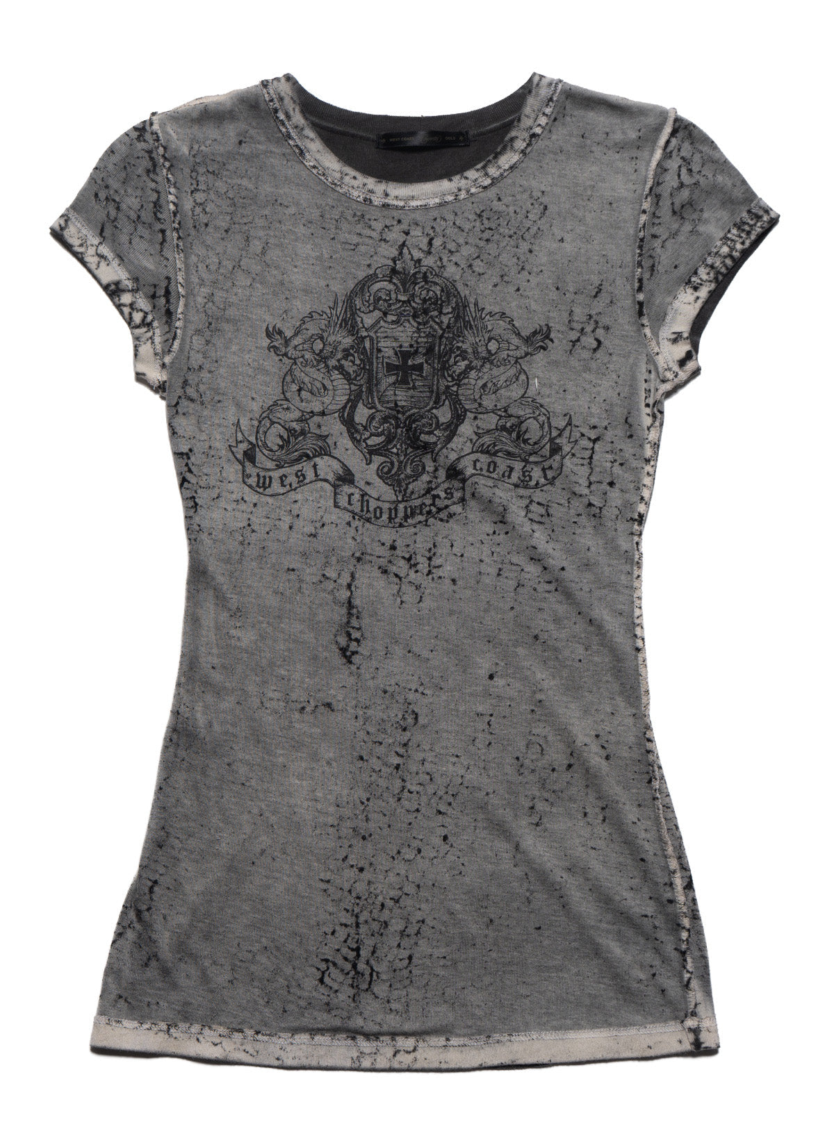 Vintage West Coast Choppers Dragon Tee Grey