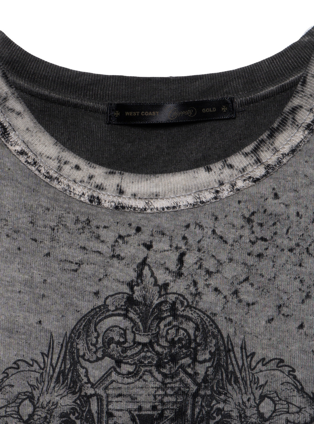 Vintage West Coast Choppers Dragon Tee Grey