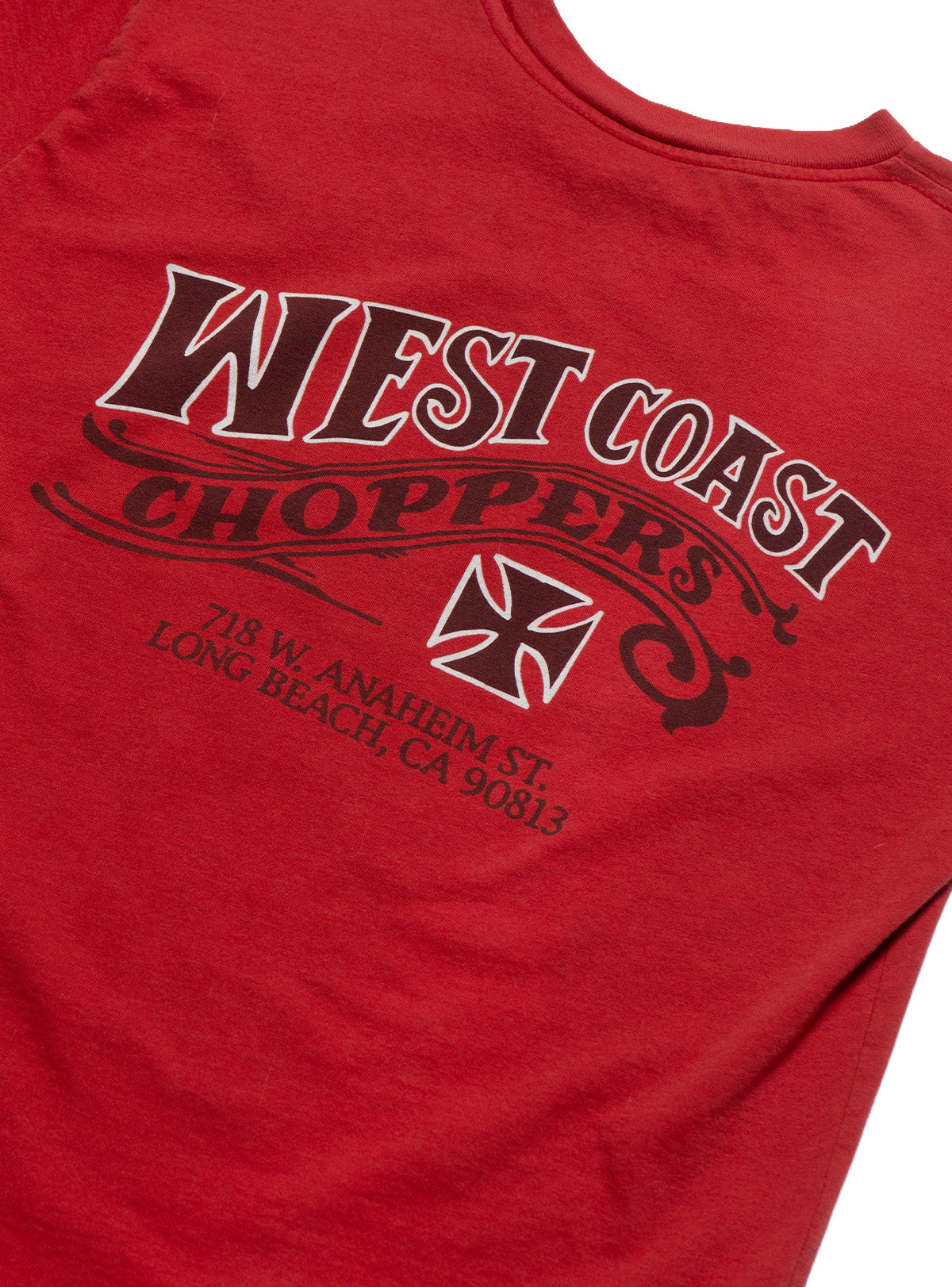 Vintage West Coast Choppers Smoke 'Em Tee Red