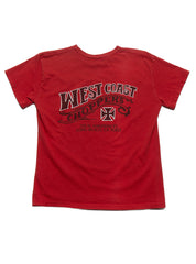 Vintage West Coast Choppers Smoke 'Em Tee Red