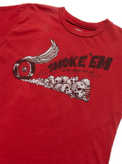 Vintage West Coast Choppers Smoke 'Em Tee Red