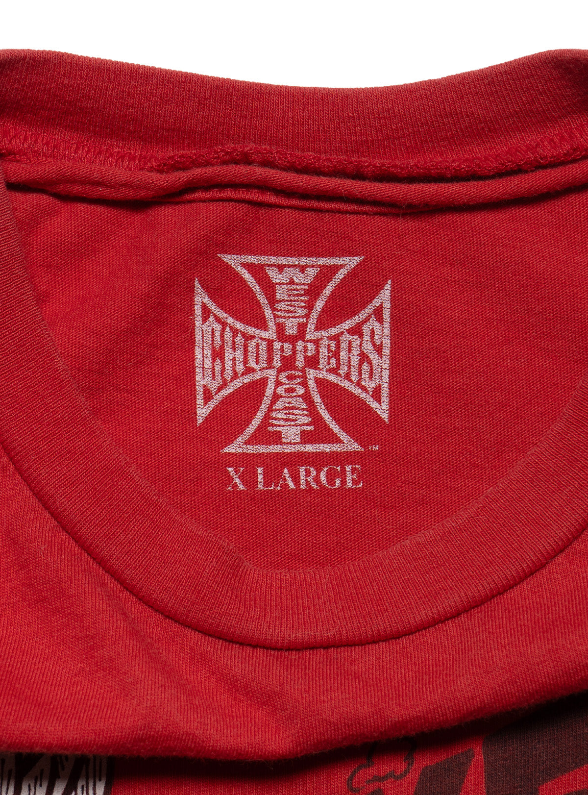 Vintage West Coast Choppers Smoke 'Em Tee Red