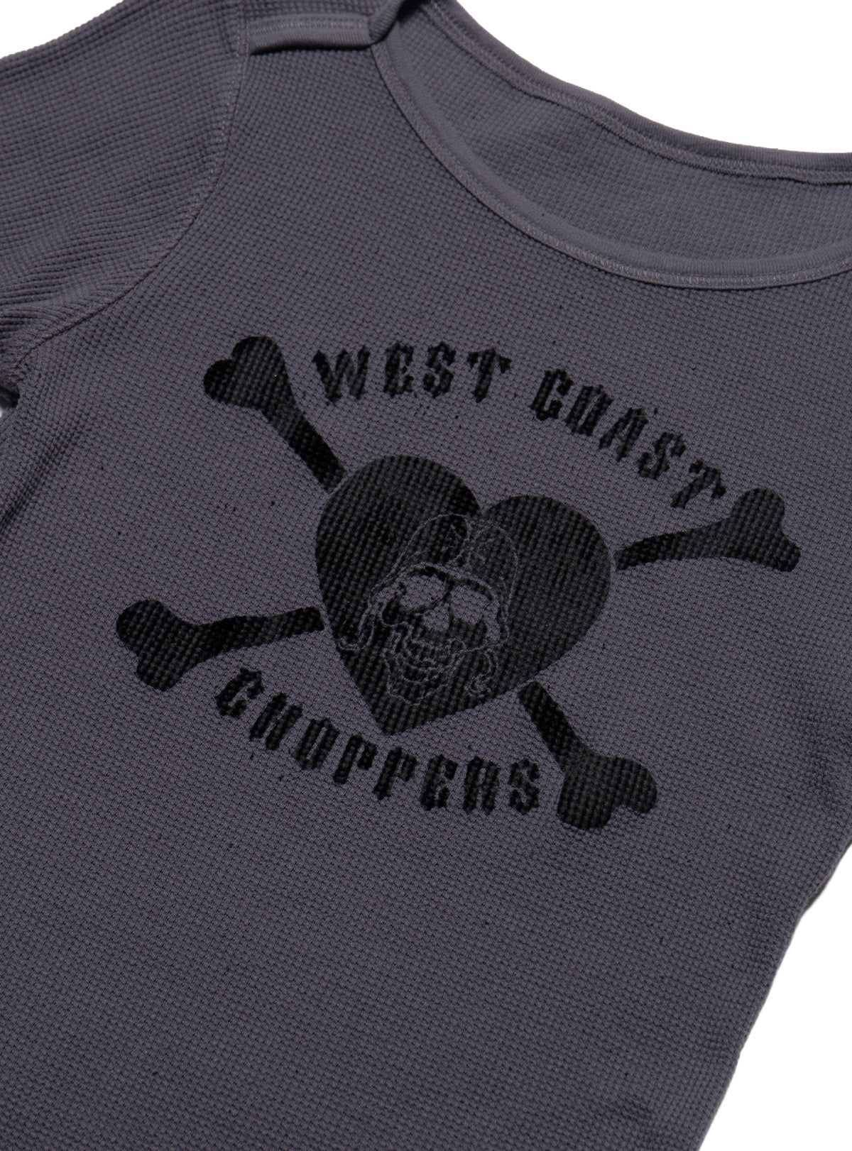 Vintage West Coast Choppers Waffle Top Grey