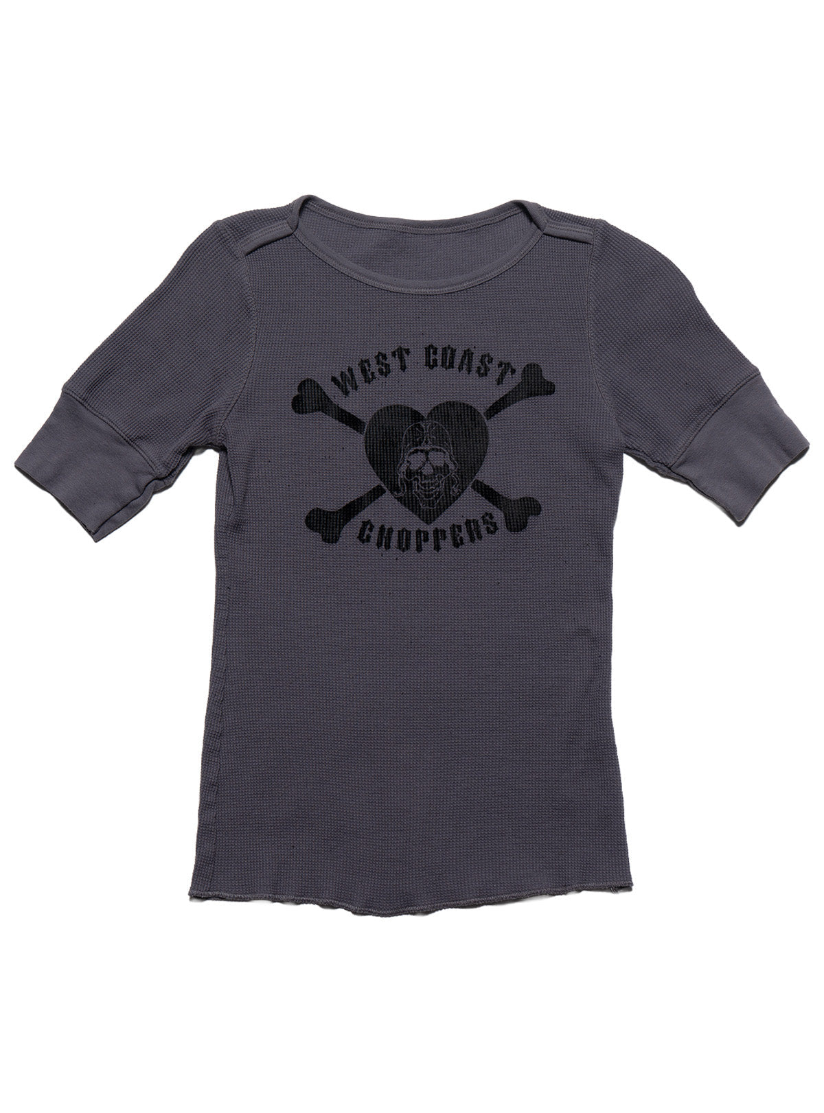 Vintage West Coast Choppers Waffle Top Grey