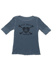 Vintage West Coast Choppers Waffle Top Blue