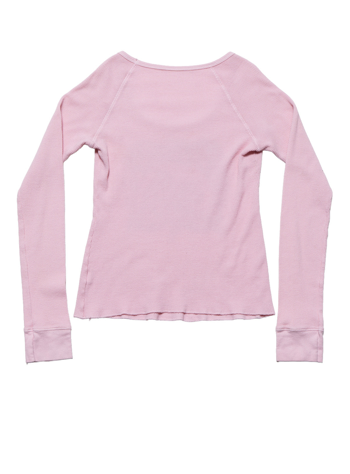 Vintage West Coast Choppers Long Sleeve Waffle Tee Pink