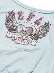 Vintage West Coast Choppers Long Sleeve Tee Light Blue