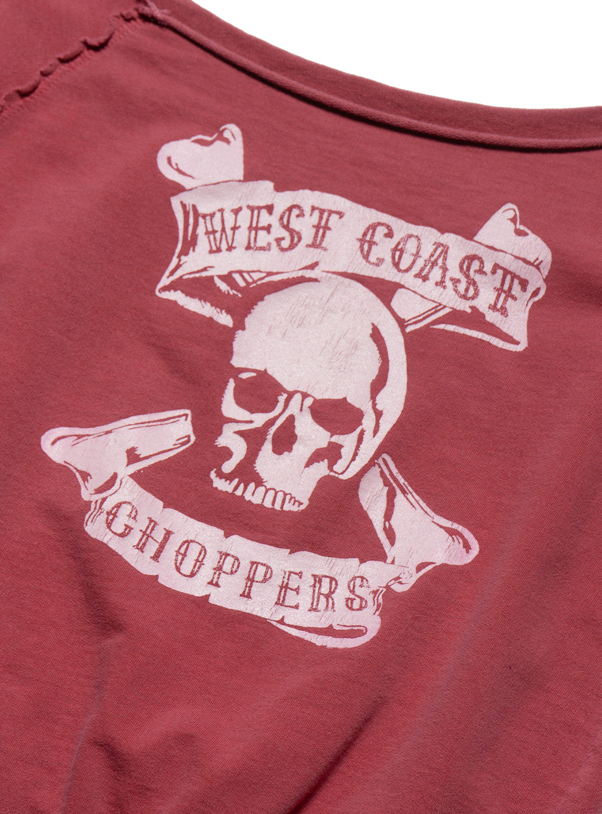 Vintage West Coast Choppers Long Sleeve Tee Red