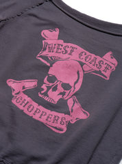 Vintage West Coast Choppers Long Sleeve Tee Dark Grey