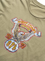 Vintage West Coast Choppers Cap Sleeve Tee Olive