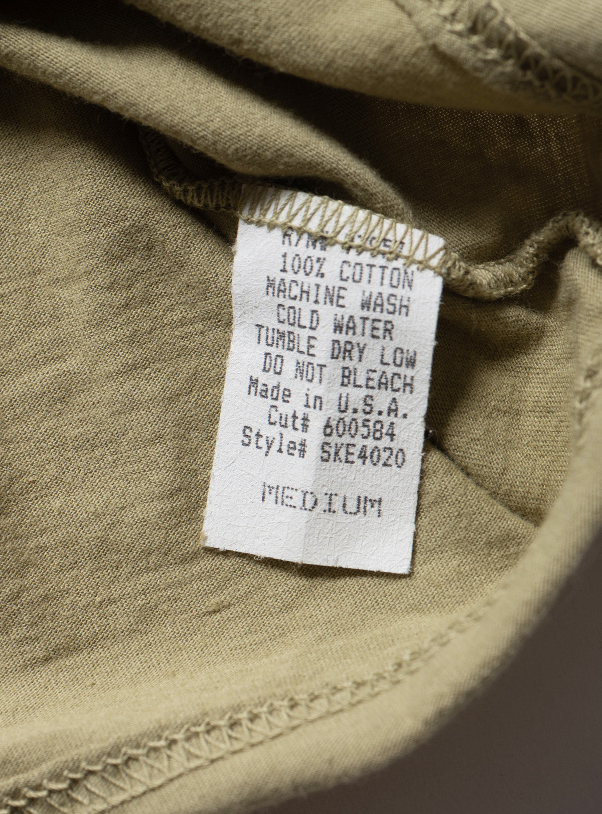 Vintage West Coast Choppers Cap Sleeve Tee Olive
