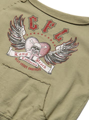 Vintage West Coast Choppers Long Sleeve Tee Olive
